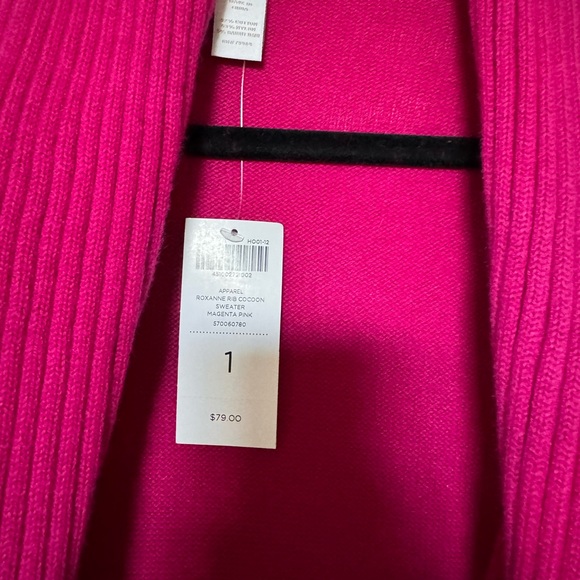 Chicos Cardigan Fuchsia Pink Size 1 New with tags - Picture 2 of 3